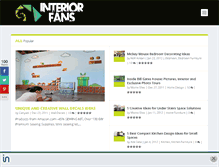 Tablet Screenshot of interiorfans.com